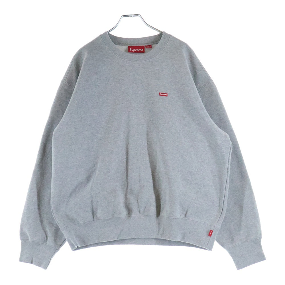 SUPREME(シュプリーム) 25AW Small Box Logo Sweatshirt スモールボックスロゴ クルーネックプルオーバー スウェットトレーナー グレー