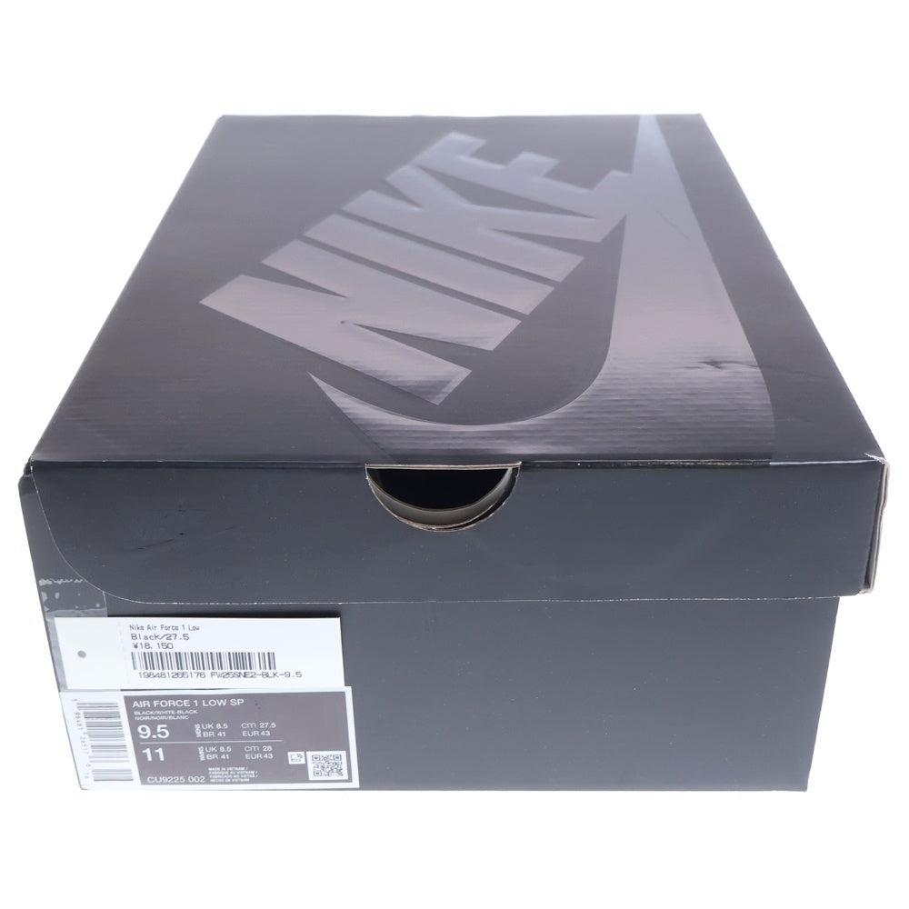 NIKE(ナイキ) ×Supreme AIR FORCE 1 LOW エア フォース 1 ローカットスニーカー ブラック CU9225-002