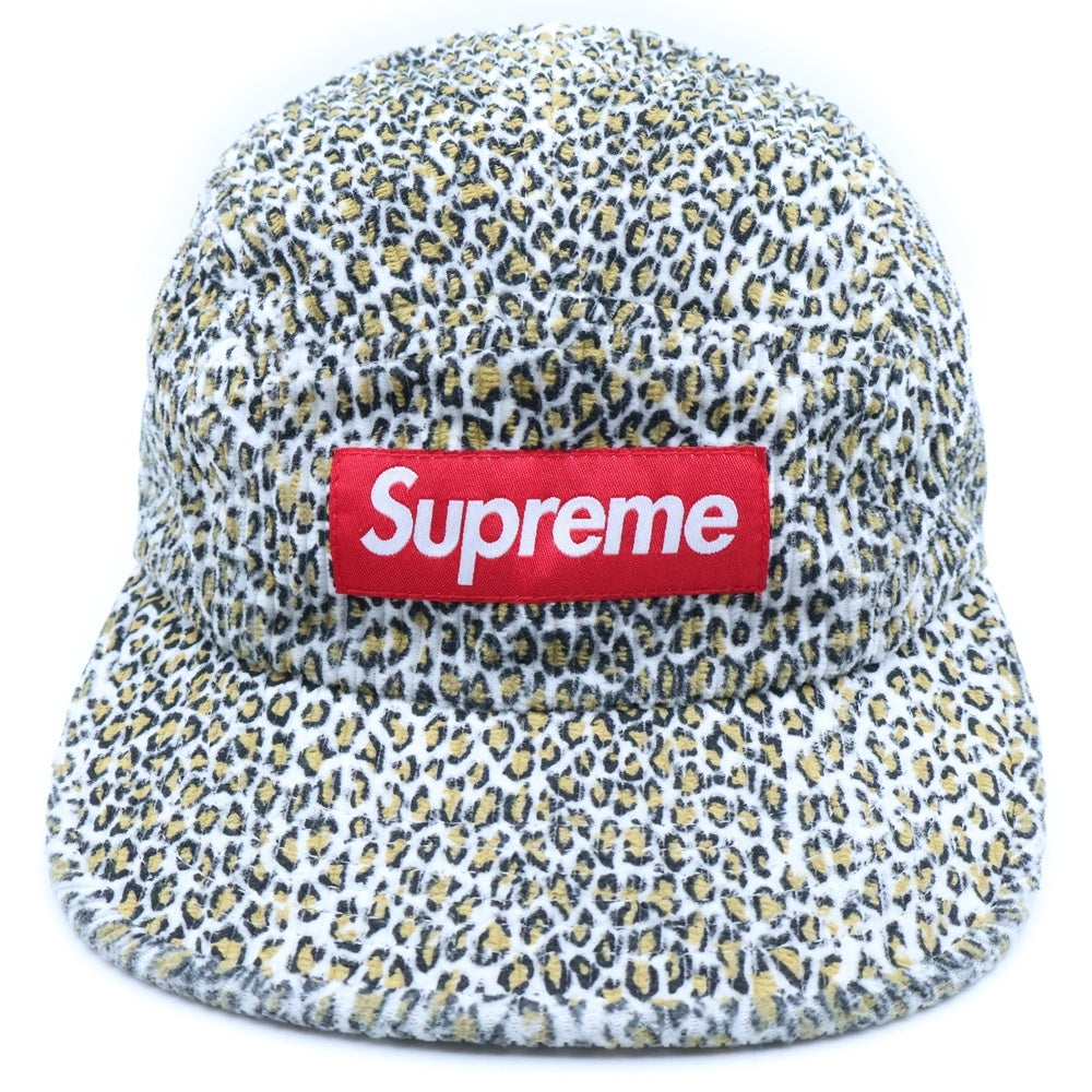 SUPREME(シュプリーム) 23AW Leopard Corduroy Camp Cap レオパード コーデュロイ キャンプキャップ 帽子 マルチカラー