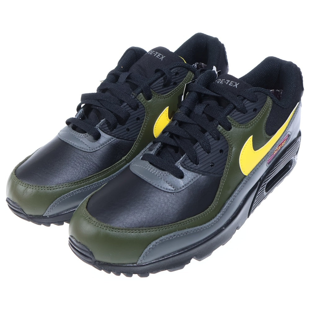 NIKE(ナイキ) AIR MAX 90 GORE-TEX CARGO KHAKI エアマックス 90 ゴアテックス カーゴ ローカットスニーカー カーキ/ブラック/イエロー US11.5/29.5cm DJ9779-001