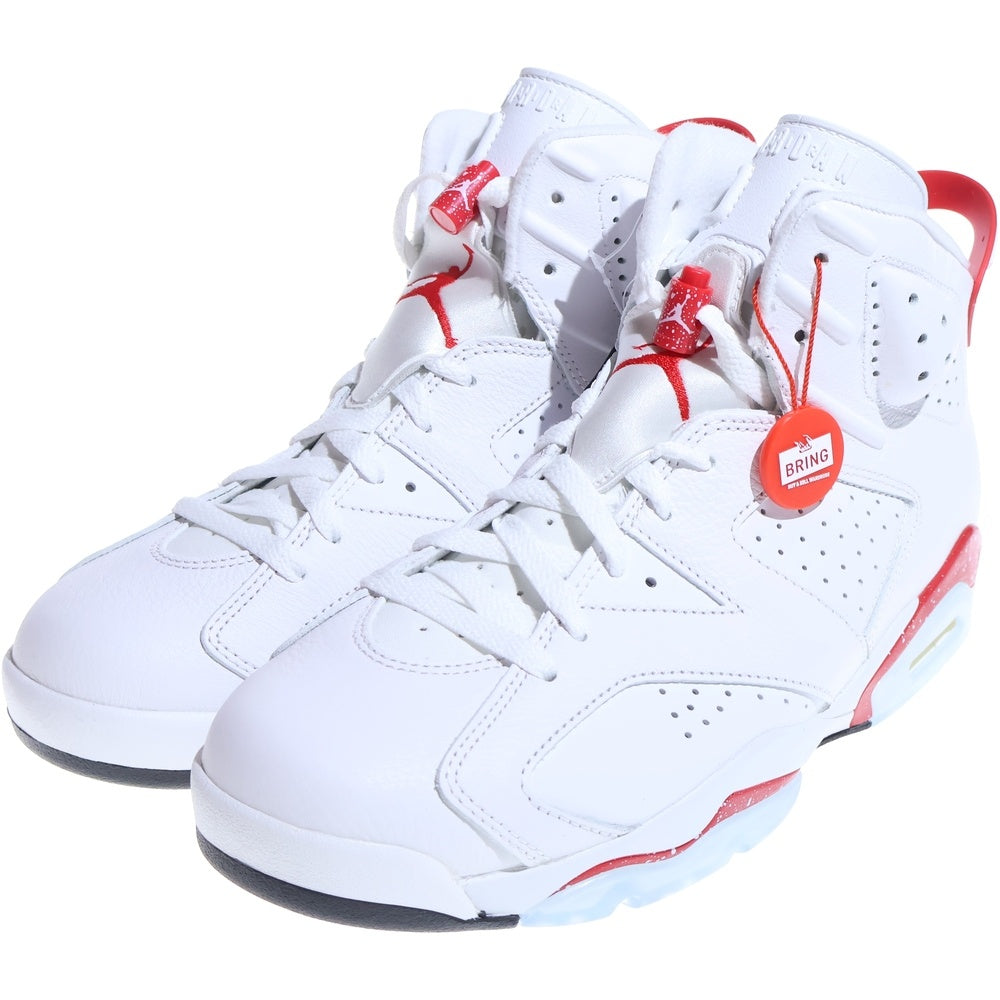 NIKE(ナイキ) AIR JORDAN 6 RETRO WHITE UNIVERSITY RED OREO エアジョーダン 6 ユニバーシティ オレオ ハイカットスニーカー ホワイト/レッド US11/29cm CT8529-162