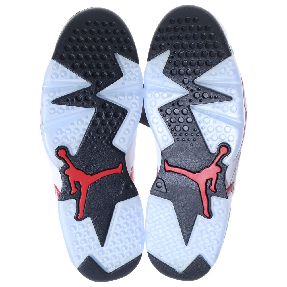 NIKE(ナイキ) AIR JORDAN 6 RETRO WHITE UNIVERSITY RED OREO エアジョーダン 6 ユニバーシティ オレオ ハイカットスニーカー ホワイト/レッド US11/29cm CT8529-162