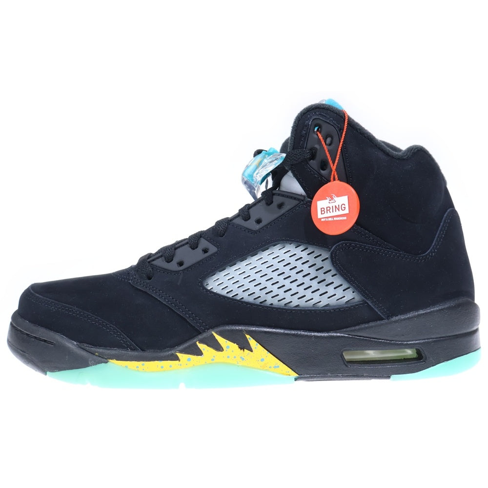NIKE(ナイキ) AIR JORDAN 5 RETRO AQUA エアジョーダン 5 アクア ハイカットスニーカー ブラック US11/29cm DD0587-047