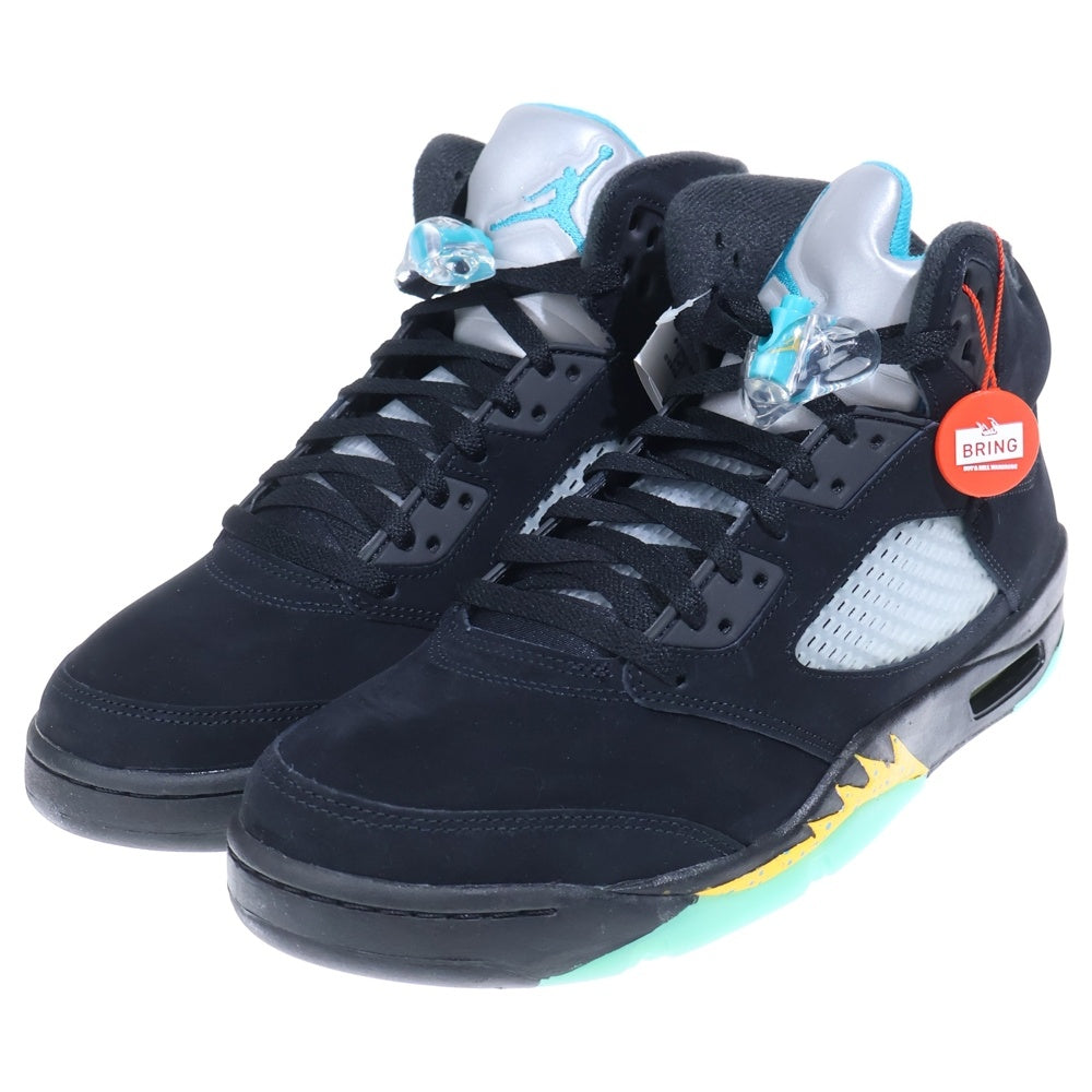 NIKE(ナイキ) AIR JORDAN 5 RETRO AQUA エアジョーダン 5 アクア ハイカットスニーカー ブラック US11/29cm DD0587-047