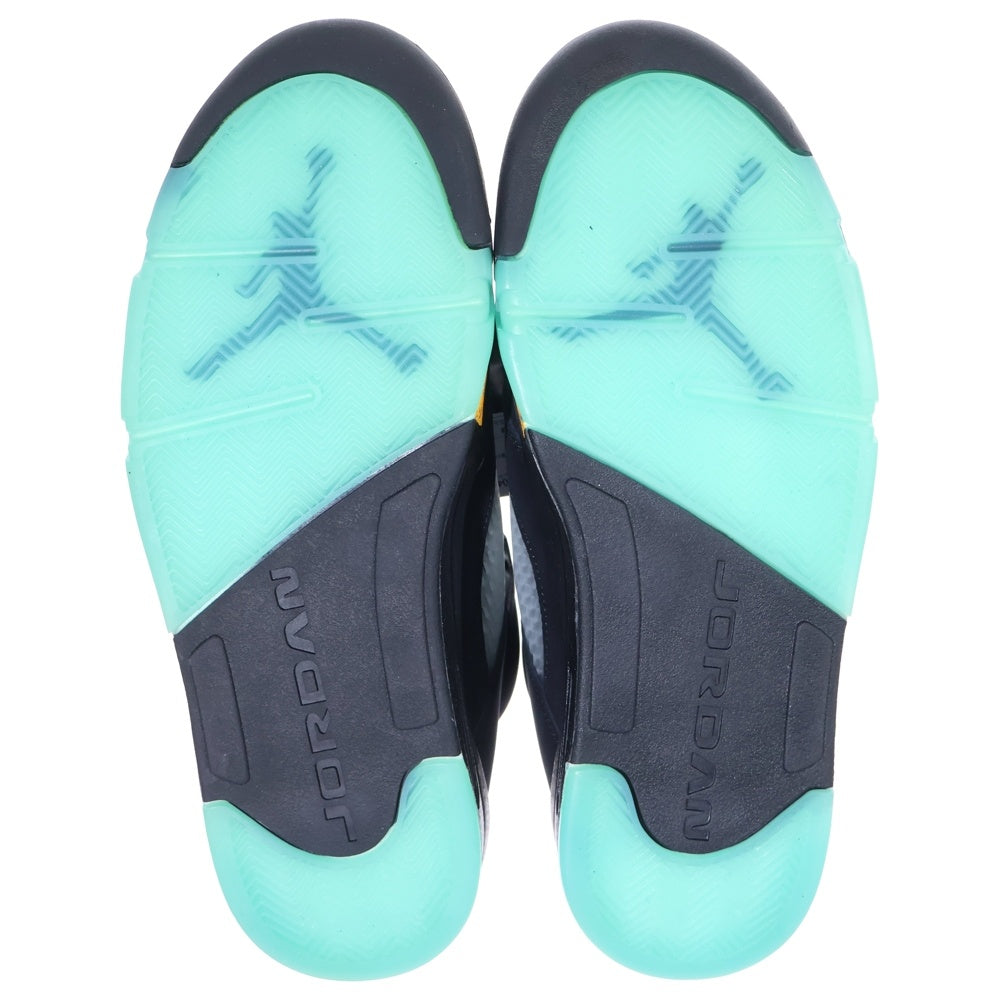 NIKE(ナイキ) AIR JORDAN 5 RETRO AQUA エアジョーダン 5 アクア ハイカットスニーカー ブラック US11/29cm DD0587-047