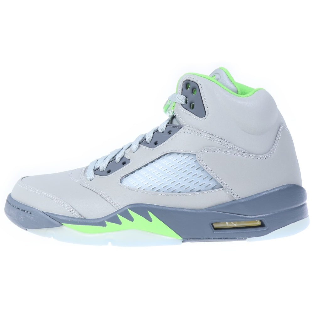 NIKE(ナイキ) AIR JORDAN 5 GREEN BEAN エアジョーダン 5 グリーンビーン ハイカットスニーカー グレーUS11/29cm DM9014-003