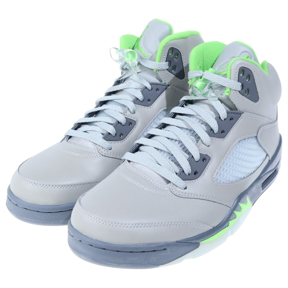 NIKE(ナイキ) AIR JORDAN 5 GREEN BEAN エアジョーダン 5 グリーンビーン ハイカットスニーカー グレーUS11/29cm DM9014-003