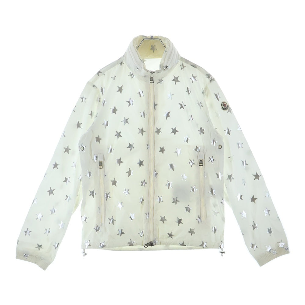 MONCLER(モンクレール) 16SS CAPBRETON カップブルトン 星総柄 ナイロンジャケット ホワイト B10914106745