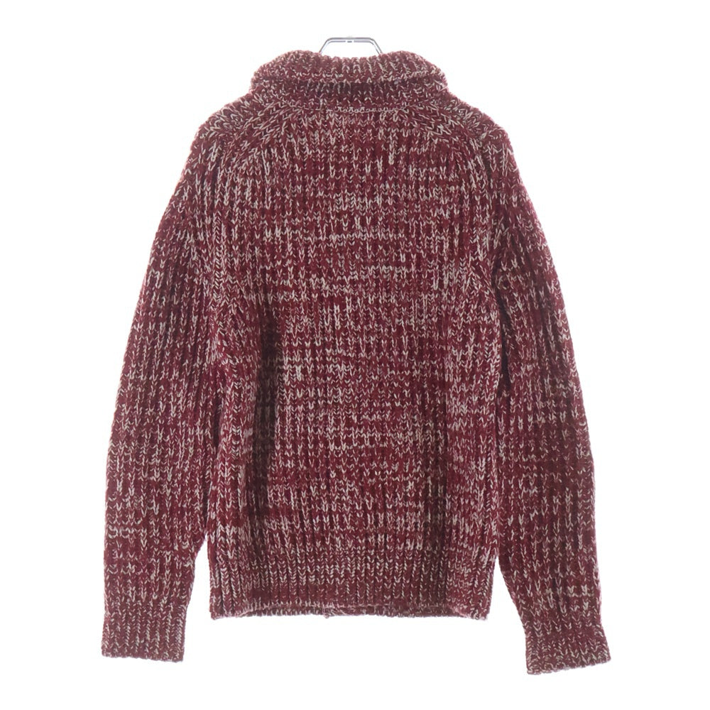 DOLCE & GABBANA(ドルチェアンドガッバーナ) KNIT CARDIGAN ローゲージニットカーディガン セーター レッド GIC81K F45D3