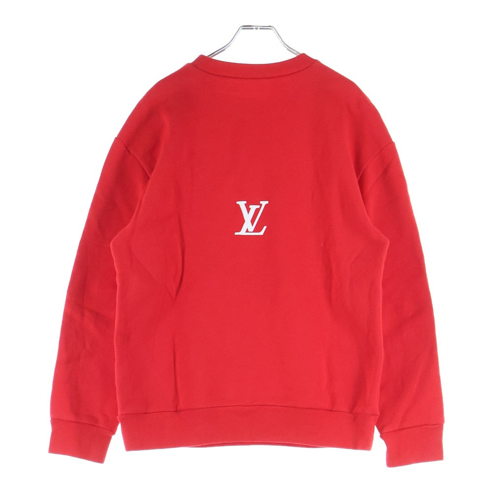LOUIS VUITTON(ルイヴィトン) 22SS ROCKERS ロッカーズ ロゴプリント クルーネックスウェット トレーナー レッド RM221 IHN HMY96W