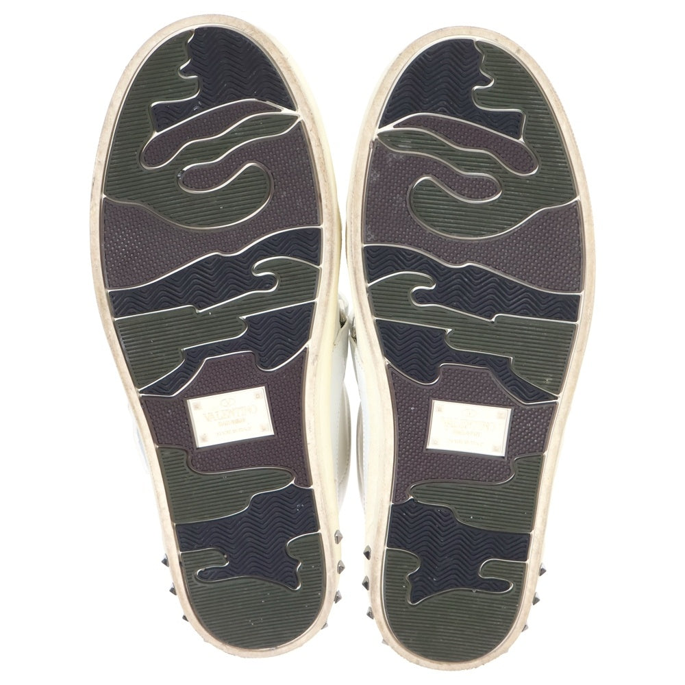VALENTINO(ヴァレンティノ) ROCK STUDS BELTED SNEAKER ロックスタッズ ベルテッド レザーローカットスニーカー ホワイト TPA03Y2