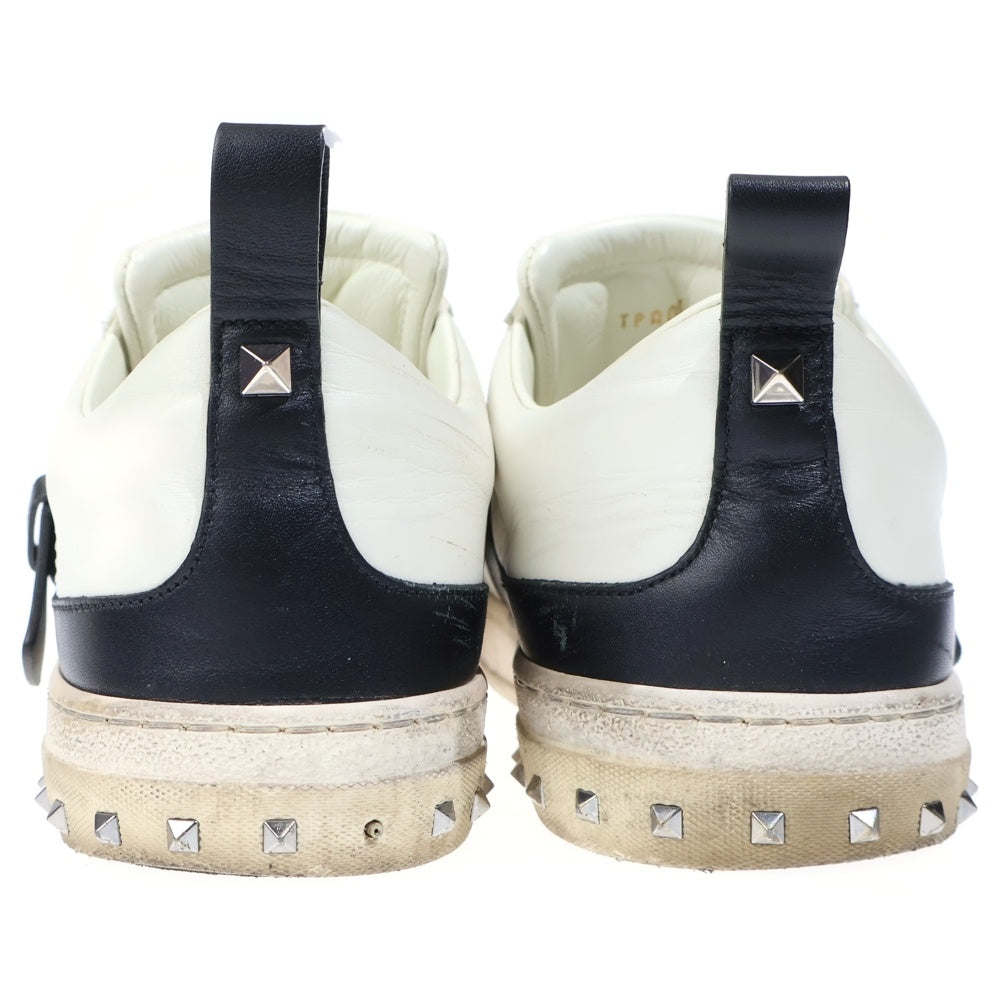 VALENTINO(ヴァレンティノ) ROCK STUDS BELTED SNEAKER ロックスタッズ ベルテッド レザーローカットスニーカー ホワイト/ブラック TPA03Y2