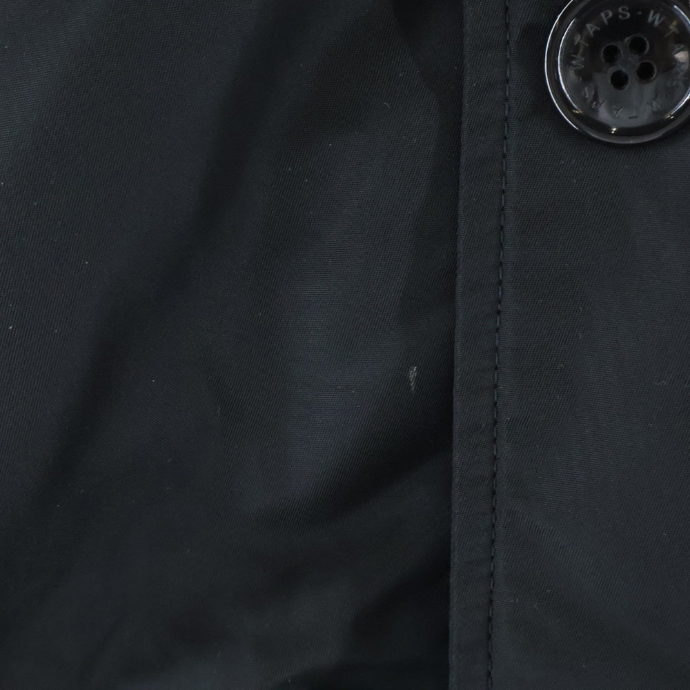 WTAPS(ダブルタップス) ×ALPHA INDUSTRIES N-2B アルファインダストリーズ コアスペック ファーフーデッド ナイロンジャケット ブラック TA0690-9001