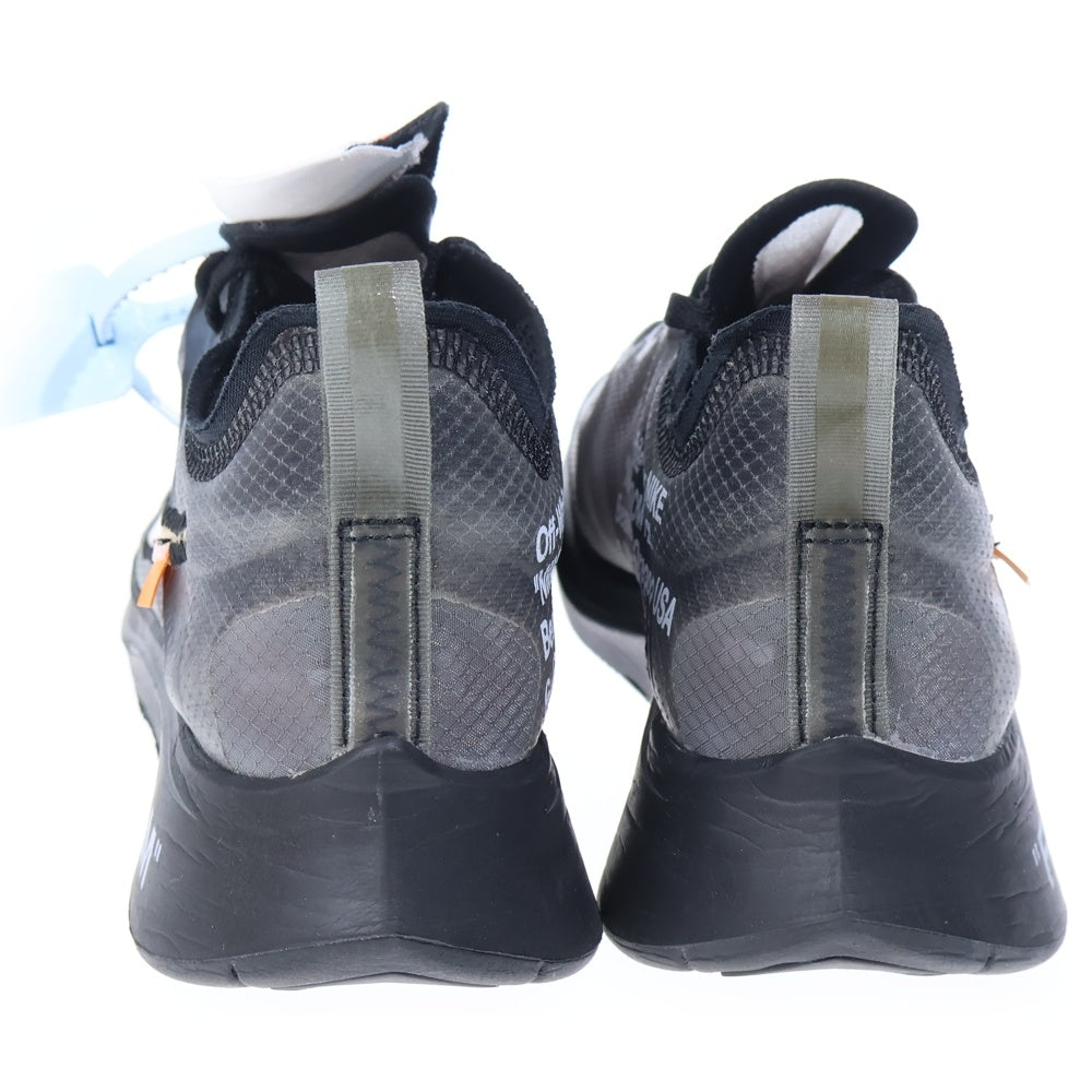 NIKE(ナイキ) ×OFF-WHITE ZOOM FLY オフホワイト ズームフライ ローカットスニーカー ブラック US7.5/25.5cm AJ4588-001