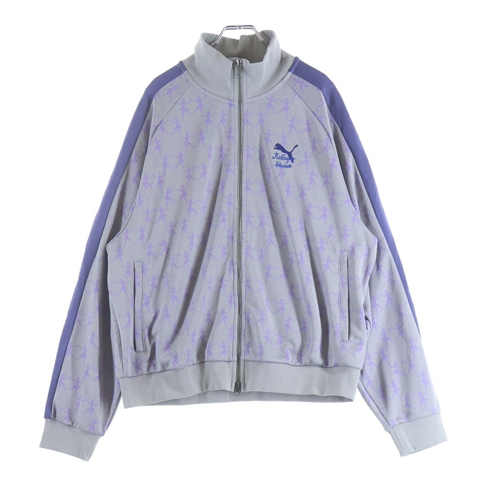 PUMA(プーマ) ×KIDSUPER STUDIOS T7 JACKET キッドスーパー ストゥディオス トラックジャケット ジャージ グレー/パープル 632373-63