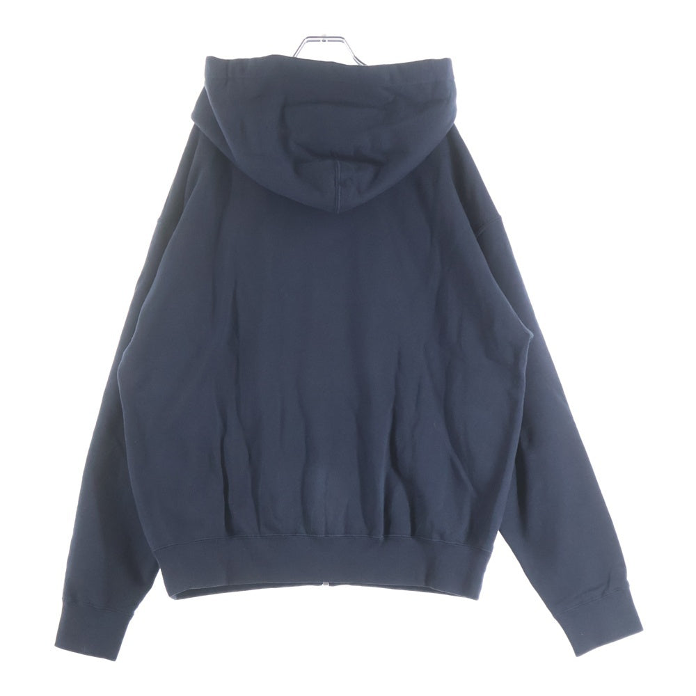 JIL SANDER +(ジルサンダープラス) 24AW ZIPPED HOODIE ジップアップスウェットパーカー フーディー ネイビー J47HG0101 J20039