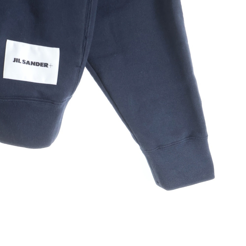 JIL SANDER +(ジルサンダープラス) 24AW ZIPPED HOODIE ジップアップスウェットパーカー フーディー ネイビー J47HG0101 J20039