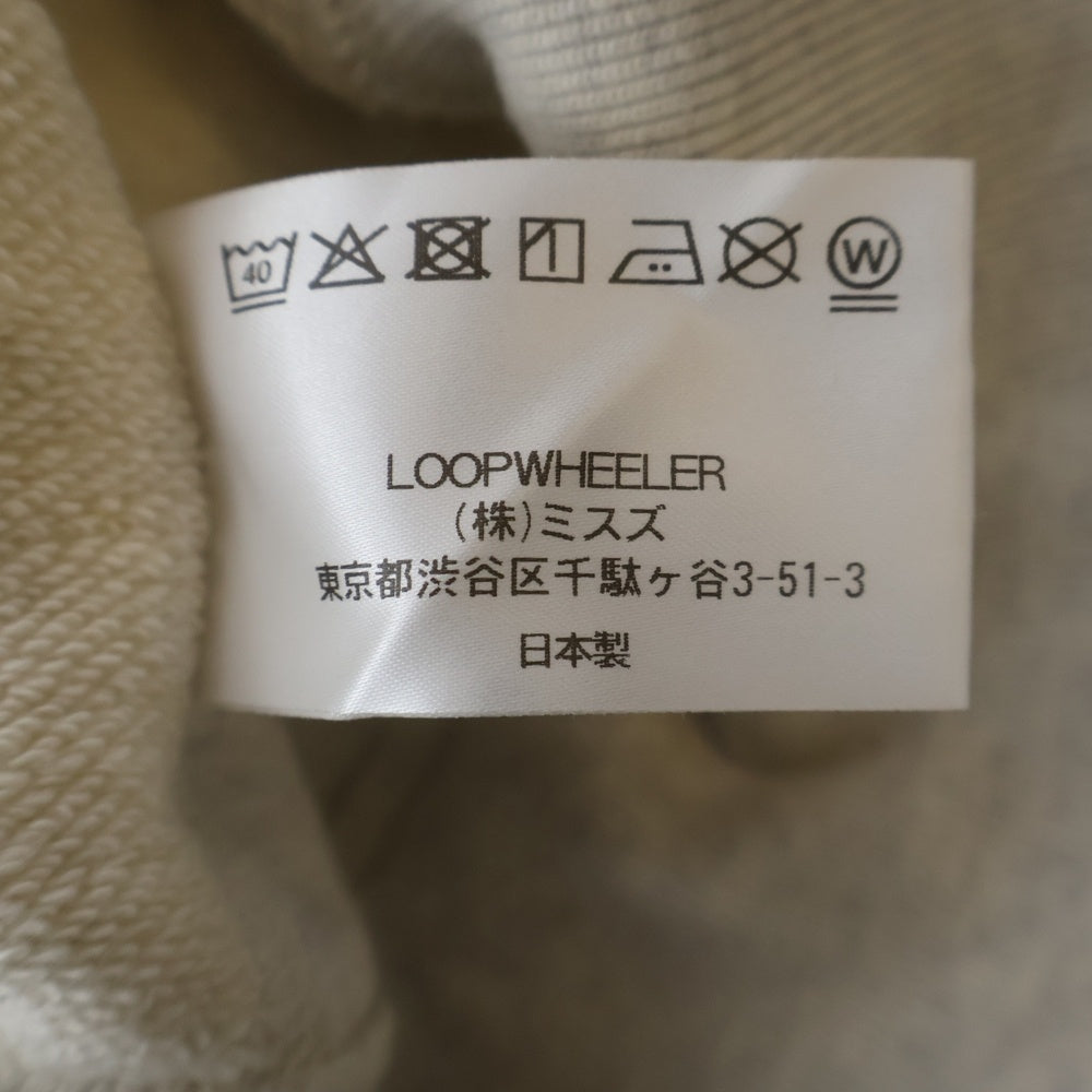 LOOPWHEELER(ループウィラー) 25SS BOX MOTORS ボックス モーターズ プルオーバースウェットパーカー フーディー グレー LW359