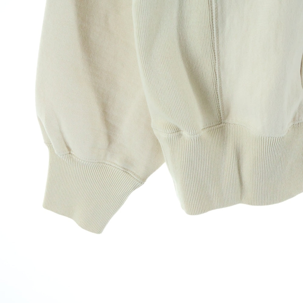 AURALEE(オーラリー) 25SS SMOOTH SOFT BD SWEAT P O PARKA スムース ソフト プルオーバースウェットパーカー フーディー アイボリー A25SP01TU