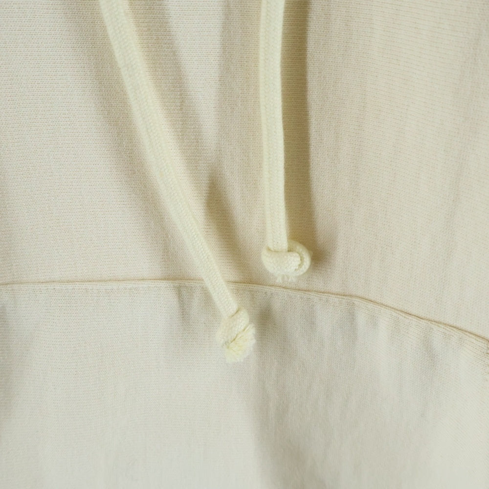 AURALEE(オーラリー) 25SS SMOOTH SOFT BD SWEAT P O PARKA スムース ソフト プルオーバースウェットパーカー フーディー アイボリー A25SP01TU