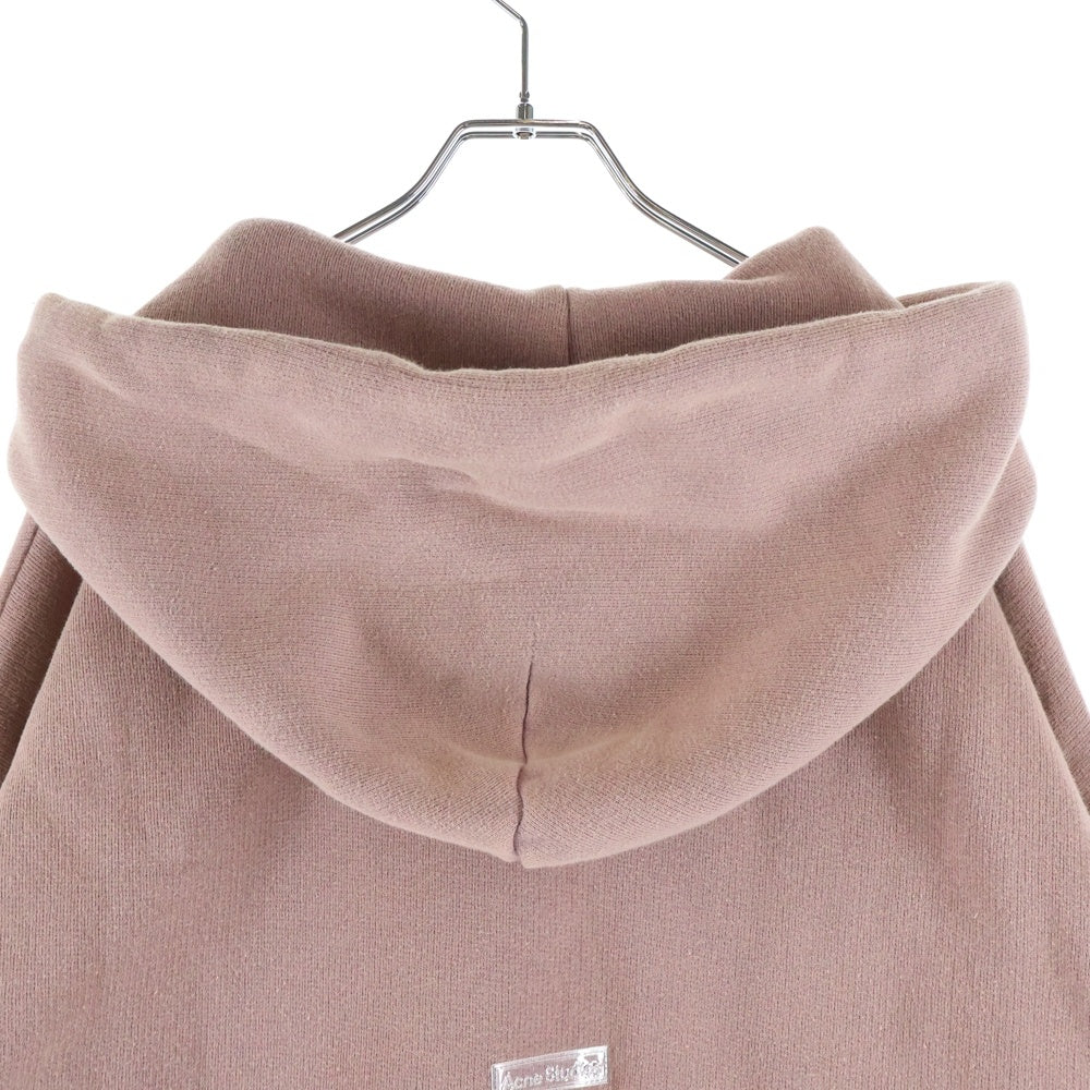 Acne Studios(アクネ ストゥディオズ) 25AW GARMENT DYE SWEAT HOODIE ガーメント ダイ プルオーバースウェットパーカー フーディー ピンク FN-UX-SWEA000019