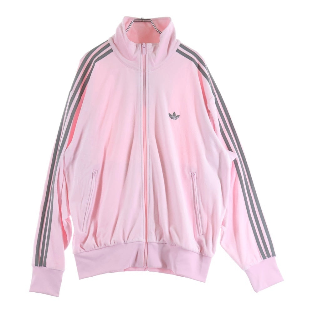 adidas(アディダス) ×SNIDEL FB TT スナイデル ファイアーバード ベロアトラックジャケット ジャージ ピンク KD9376 ID053