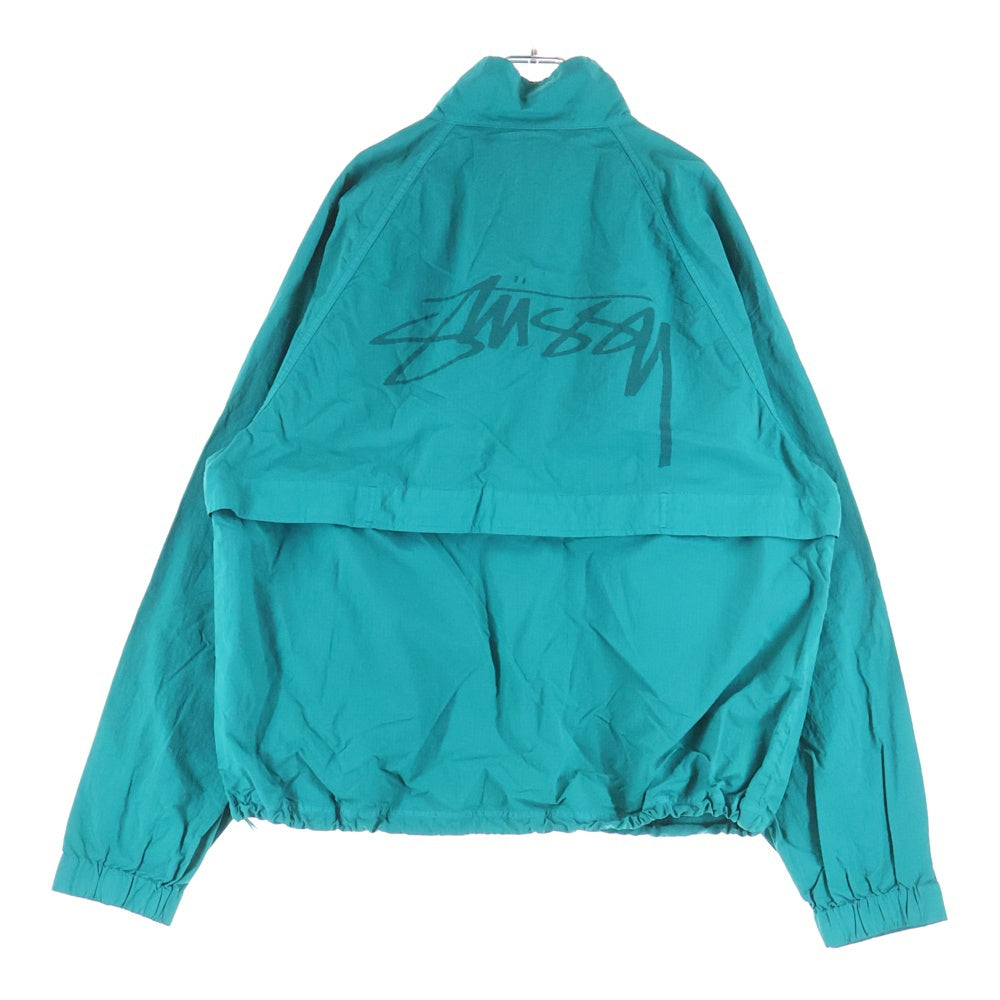 STUSSY(ステューシー) 25SS WARM UP JACKET ウォームアップ ジップアップトラックジャケット グリーン 115828