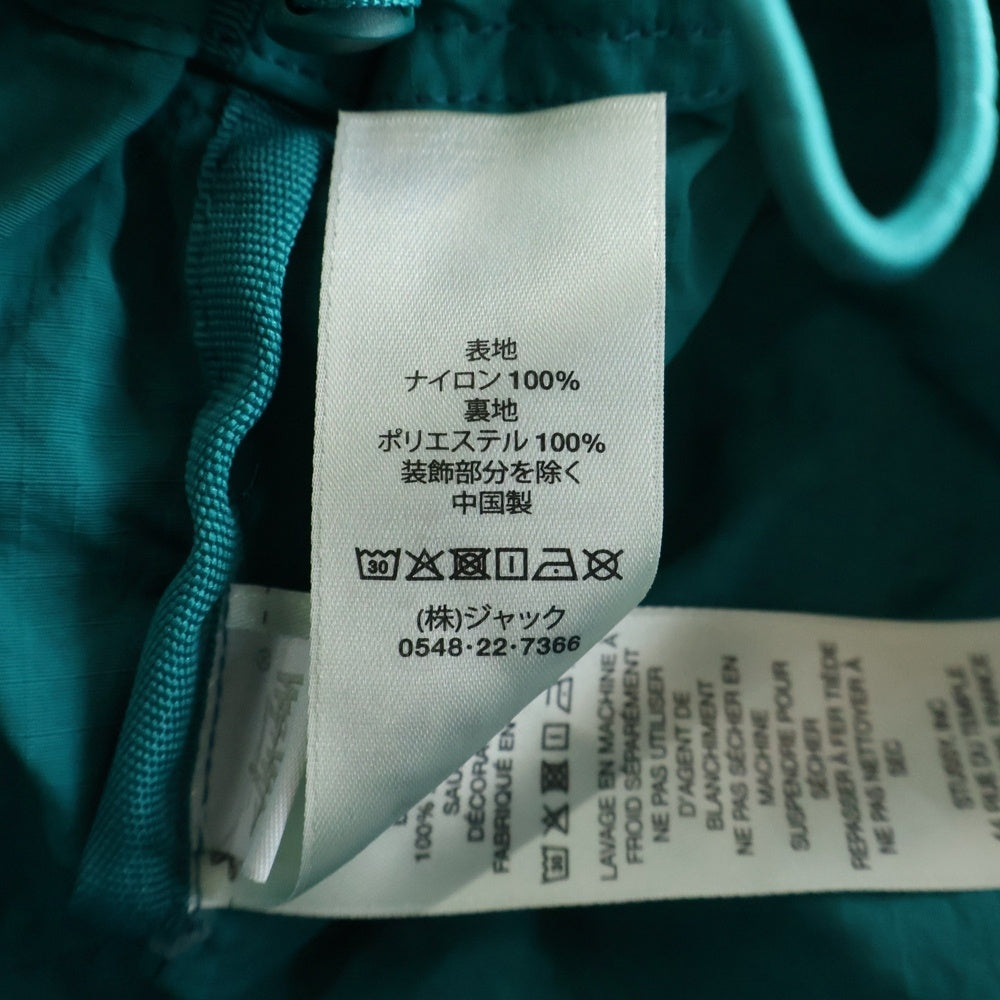 STUSSY(ステューシー) 25SS WARM UP JACKET ウォームアップ ジップアップトラックジャケット グリーン 115828