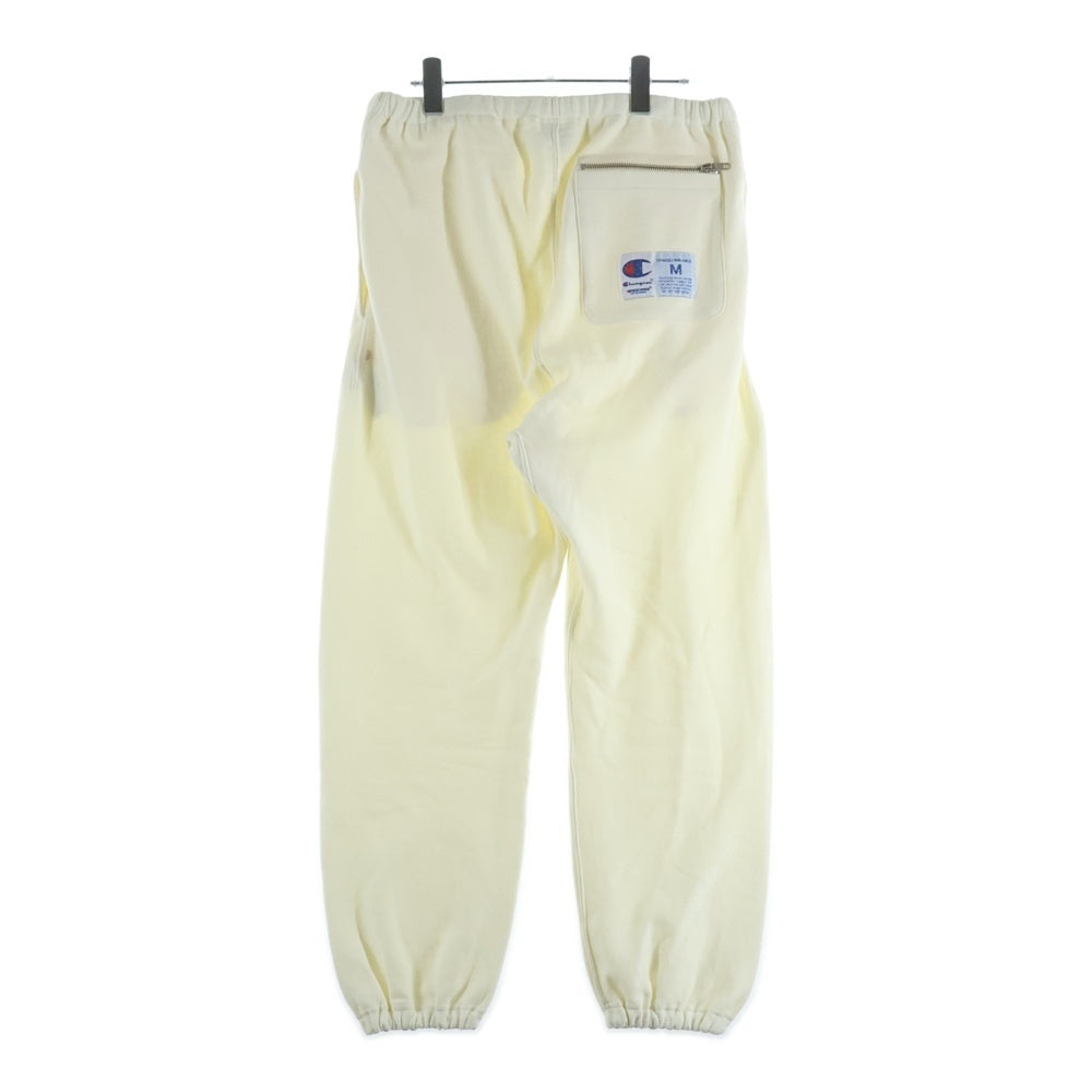 CHAMPION チャンピオン ×UNDERCOVER アンダーカバー ロゴパッチ イージースウェットジョガーパンツ ホワイト C8-B205 CHAMPION(チャンピオン) ×UNDERCOVER アンダーカバー ロゴパッチ