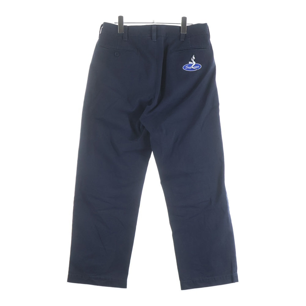 SUPREME(シュプリーム) 25SS Pin Up Chino Pant ピンナップ チノワイドパンツ ネイビー
