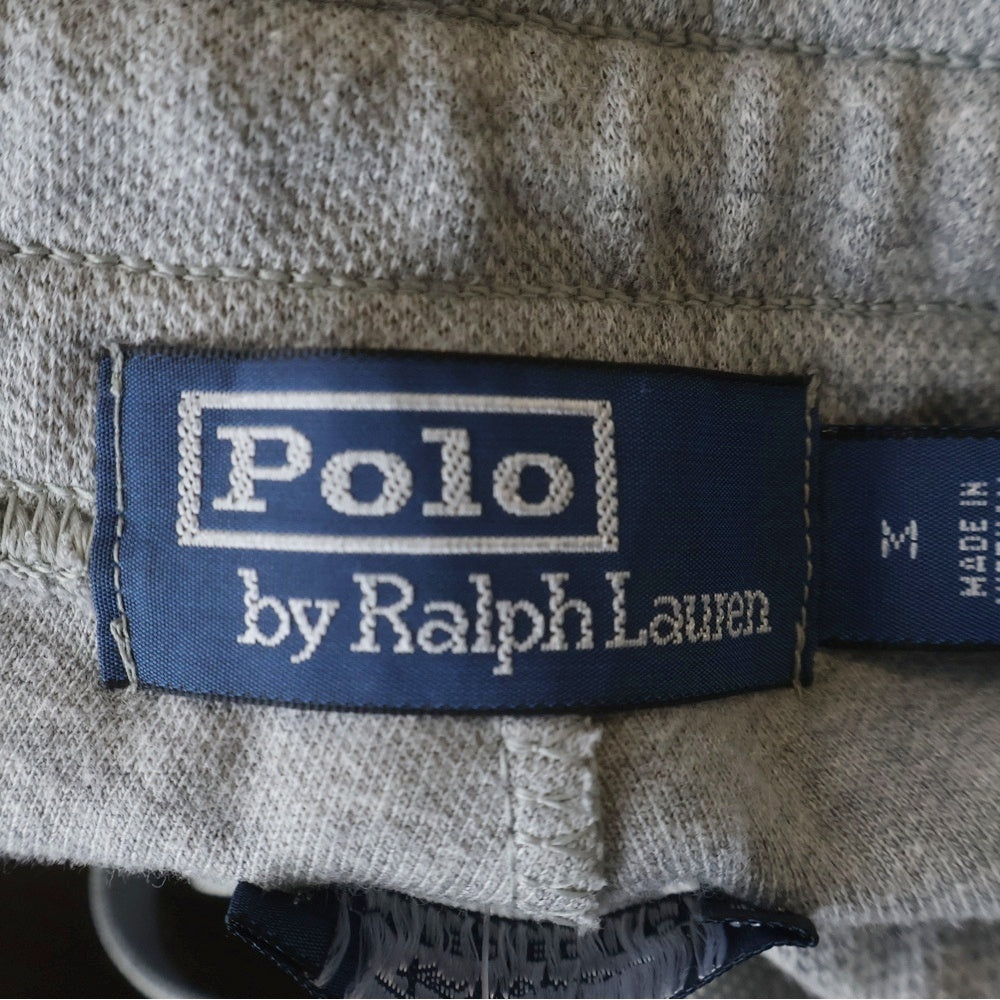 POLO RALPH LAUREN(ポロラルフローレン) ×RON HERMAN ロンハーマン フロント刺繍 イージースウェットパンツ グレー