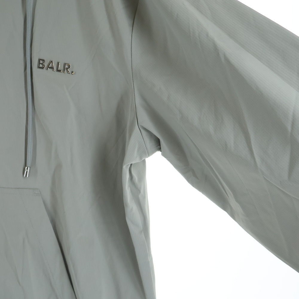 BALR.(ボーラー) JP Q-SERIES REGULAR FIT NYLON ZIP HOODIE レギュラー フィット ナイロン ジップアップフーデッドジャケット グレー B1269.1008