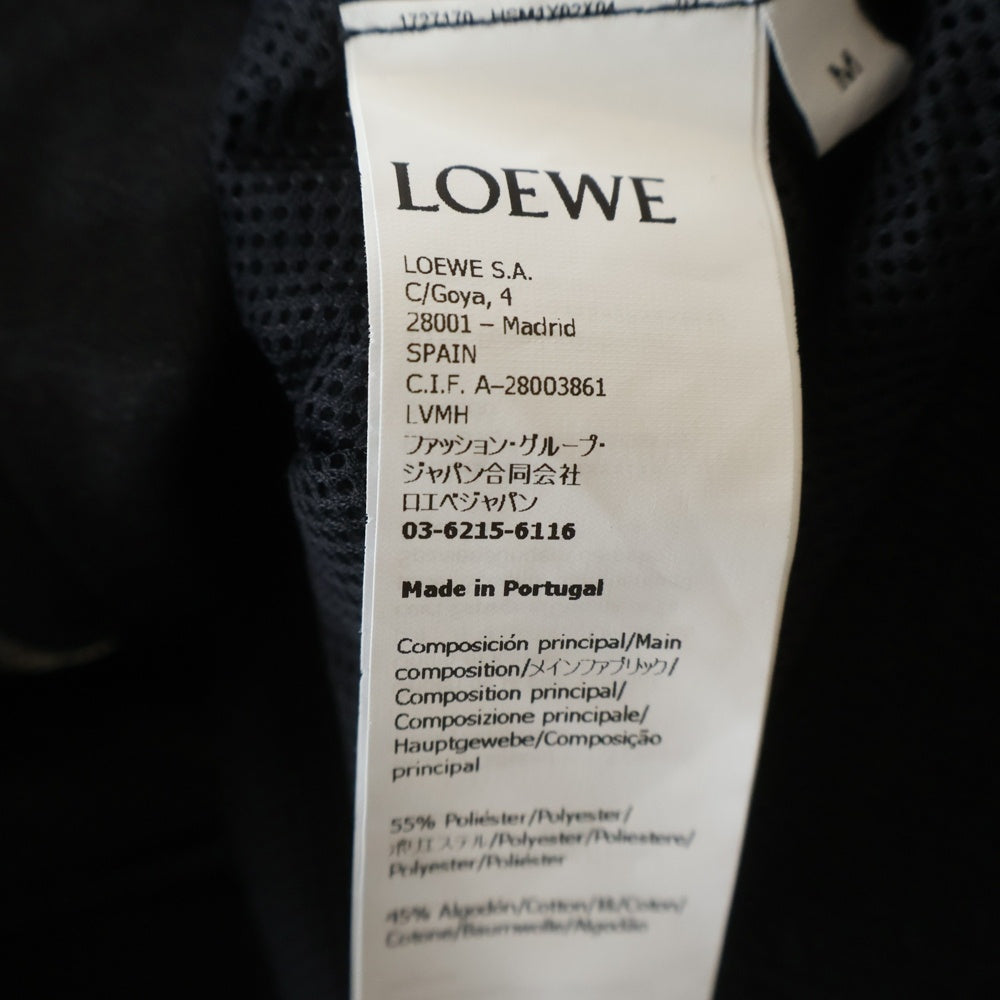 LOEWE(ロエベ) TECHNICAL JERSEY TRACK JACKET アナグラム テクニカル トラックジャケット ジャージ ブラック HSM1Y02X04