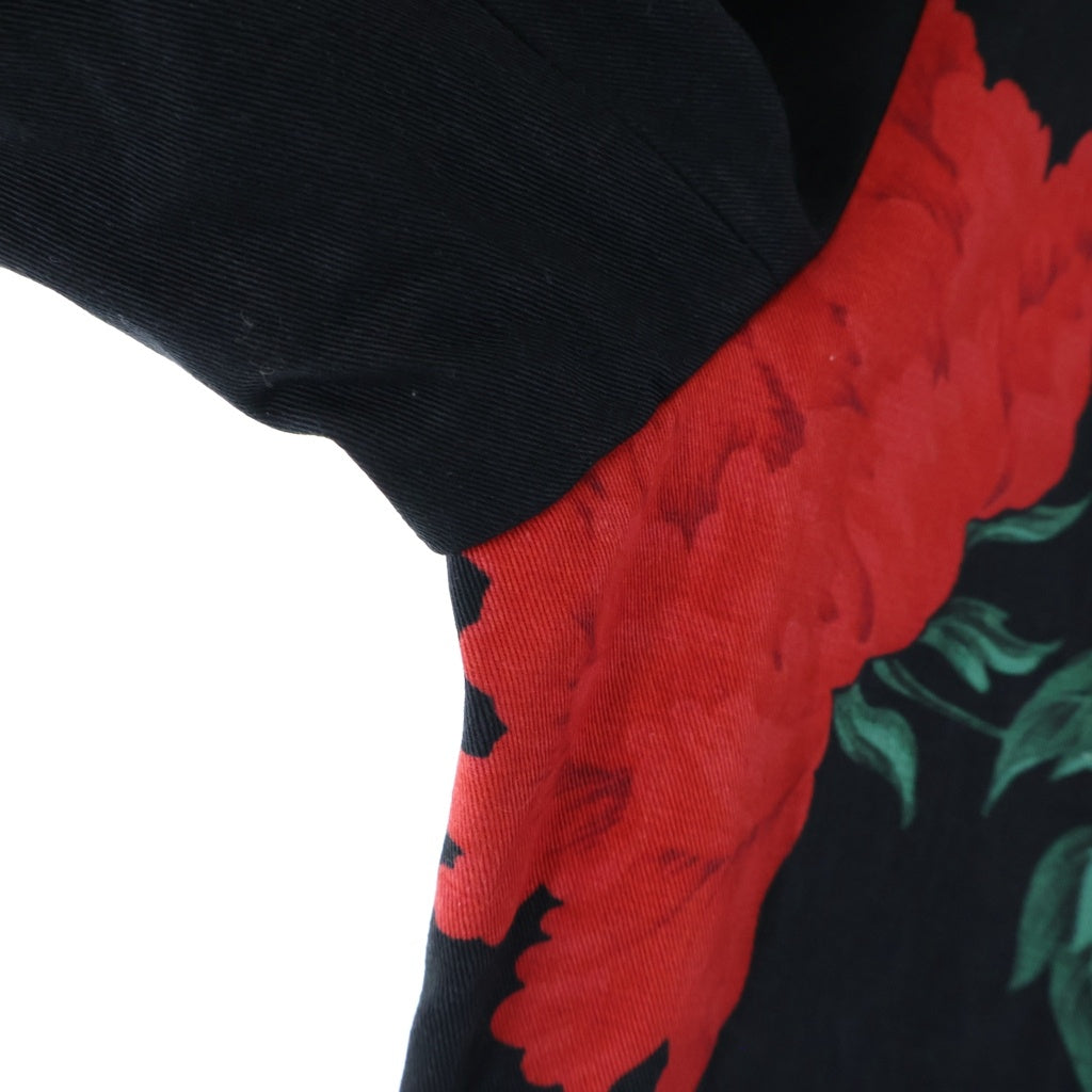 Yohji Yamamoto POUR HOMME(ヨウジヤマモト プールオム) 花と少年期復刻 ハーフコート スナップジャケット ブラック HY-Y05-020