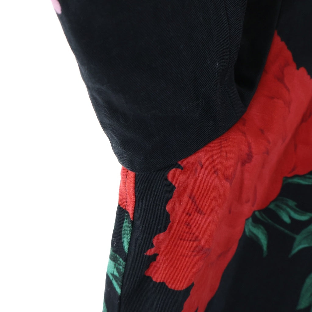 Yohji Yamamoto POUR HOMME(ヨウジヤマモト プールオム) 花と少年期復刻 ハーフコート スナップジャケット ブラック HY-Y05-020