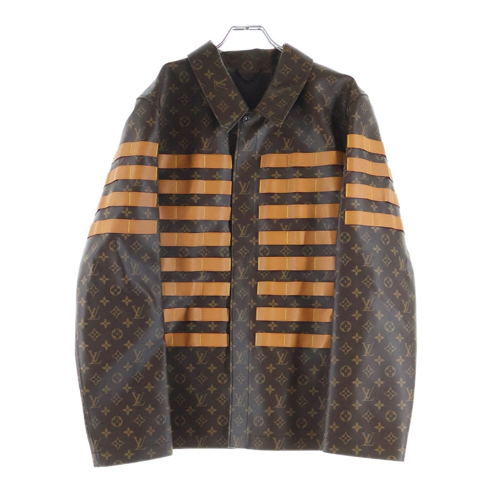 LOUIS VUITTON(ルイヴィトン) 22SS ×NIGO モノグラムLVトワル ミリタリージャケット ブラウン RM221M LSR HML07E