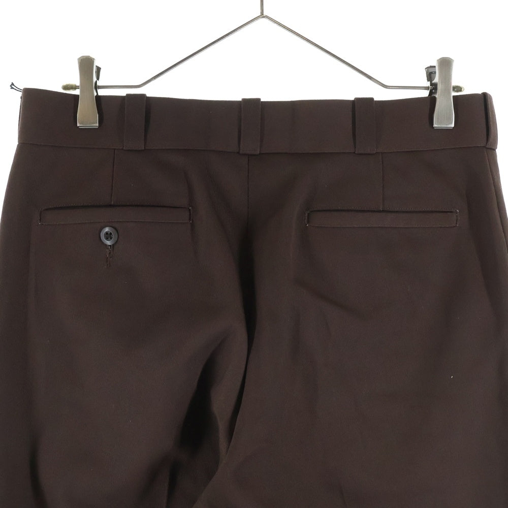 NO BRAND(ノーブランド) DAYDREAM デイドリーム 25AW Harbor Trousers ハーバートラウザーズ ストレートパンツ ブラウン DD0009