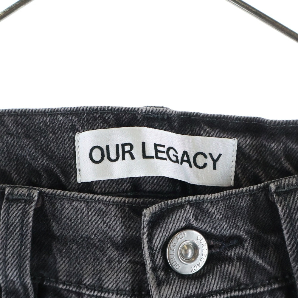 OUR LEGACY(アワーレガシー) 25AW THIRD CUT HIGHWAY COFFEE サード カット ハイウェイ コーヒー ダメージデニムパンツ ジーンズ グレー M4255TH