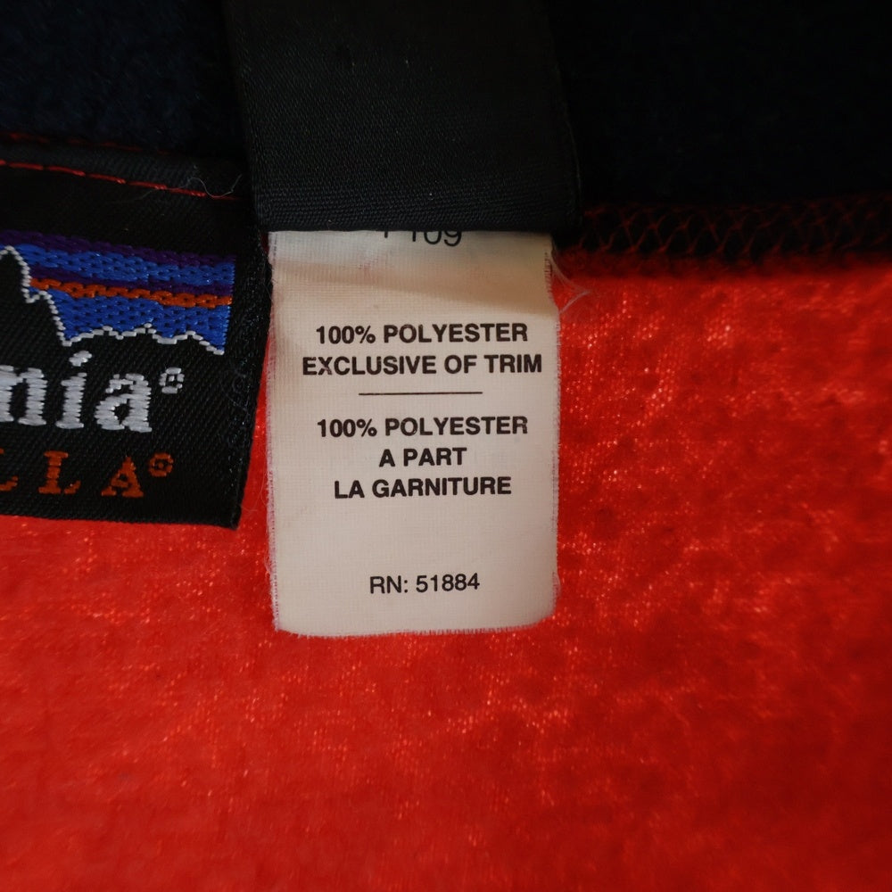 PATAGONIA(パタゴニア) 90S VINTAGE SYNCHILLA シンチラ フリースベスト ヴィンテージ ジャケット オレンジ 25182