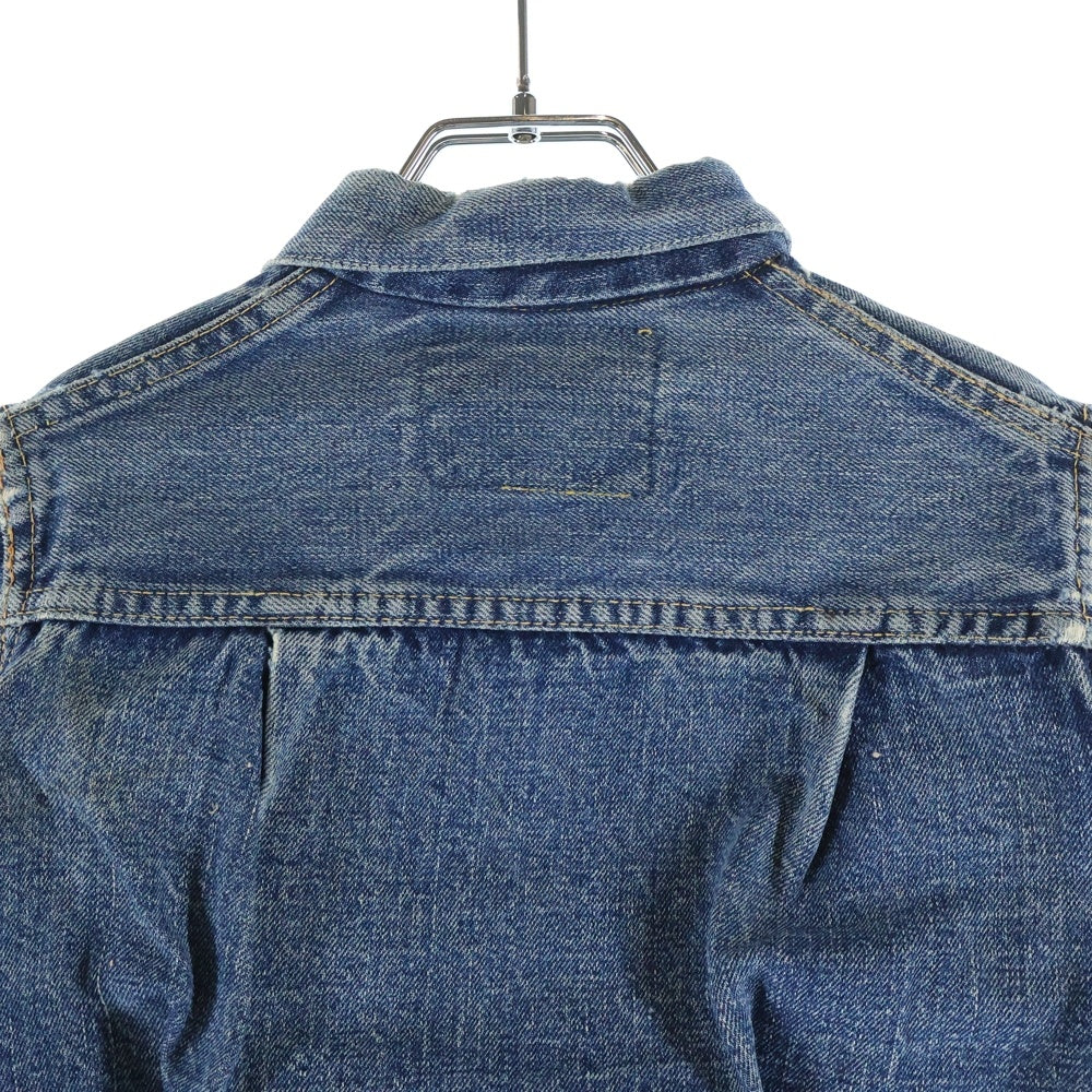 Levi's(リーバイス) VINTAGE 50s 507BXX ヴィンテージ セカンド Gジャン デニムジャケット 両面タブ BIGE インディゴ キッズ