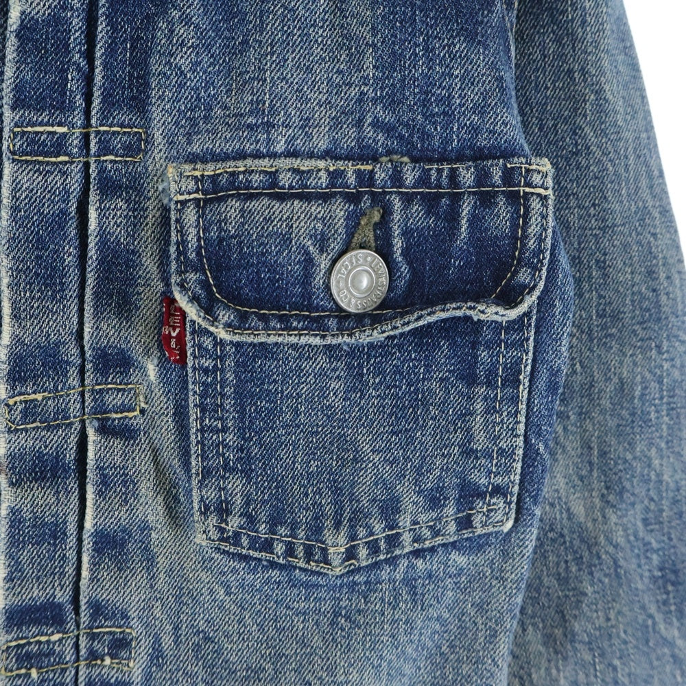 Levi's(リーバイス) VINTAGE 50s 507BXX ヴィンテージ セカンド Gジャン デニムジャケット 両面タブ BIGE インディゴ キッズ