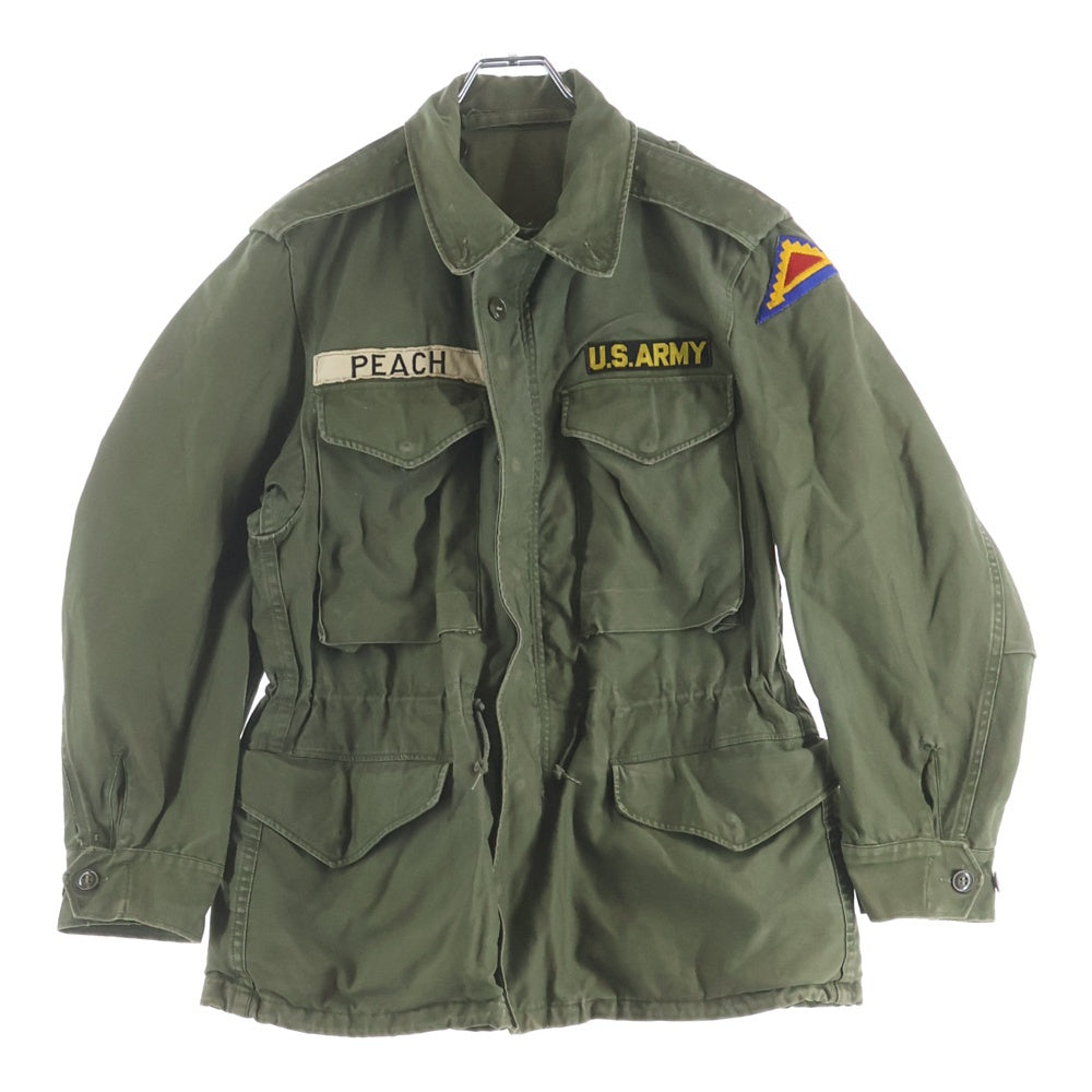 VINTAGE(ヴィンテージ) 50S VINTAGE MILITARY U.S.ARMY M-51 CROWNジップ ヴィンテージ ミリタリージャケット カーキ