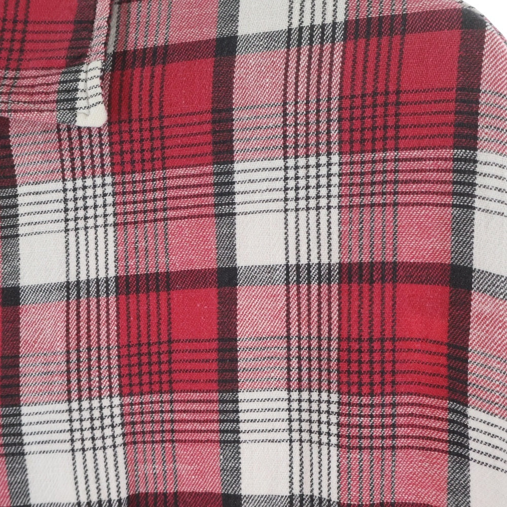 Levi's VINTAGE CLOTHING(リーバイス ビンテージ クロージング) 50-60S ALLIED CLOTHIERS ヴィンテージ マチ付き チェック柄 長袖フランネルシャツ レッド/ホワイト
