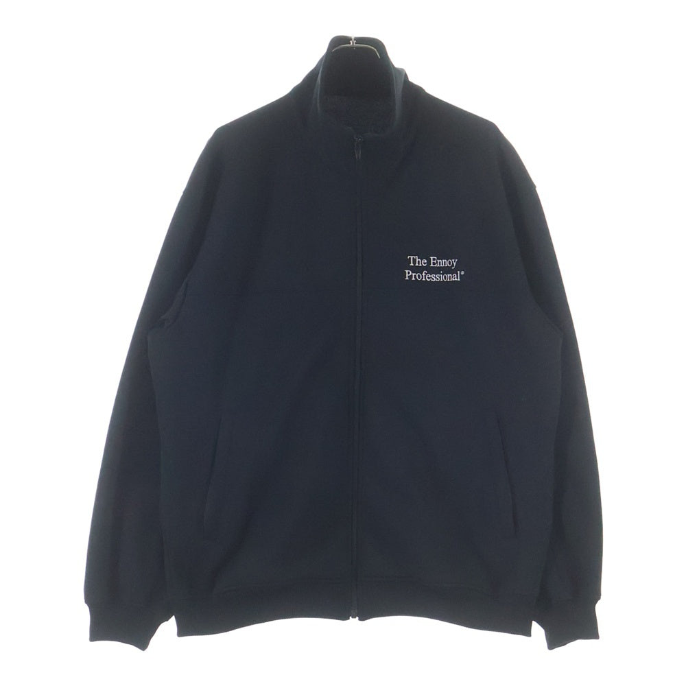 The Ennoy Professional(エンノイプロフェッショナル) 21SS TRACK JACKET ロゴエンブロイダリー トラックジャケット ブラック SS21BRENCT01NW