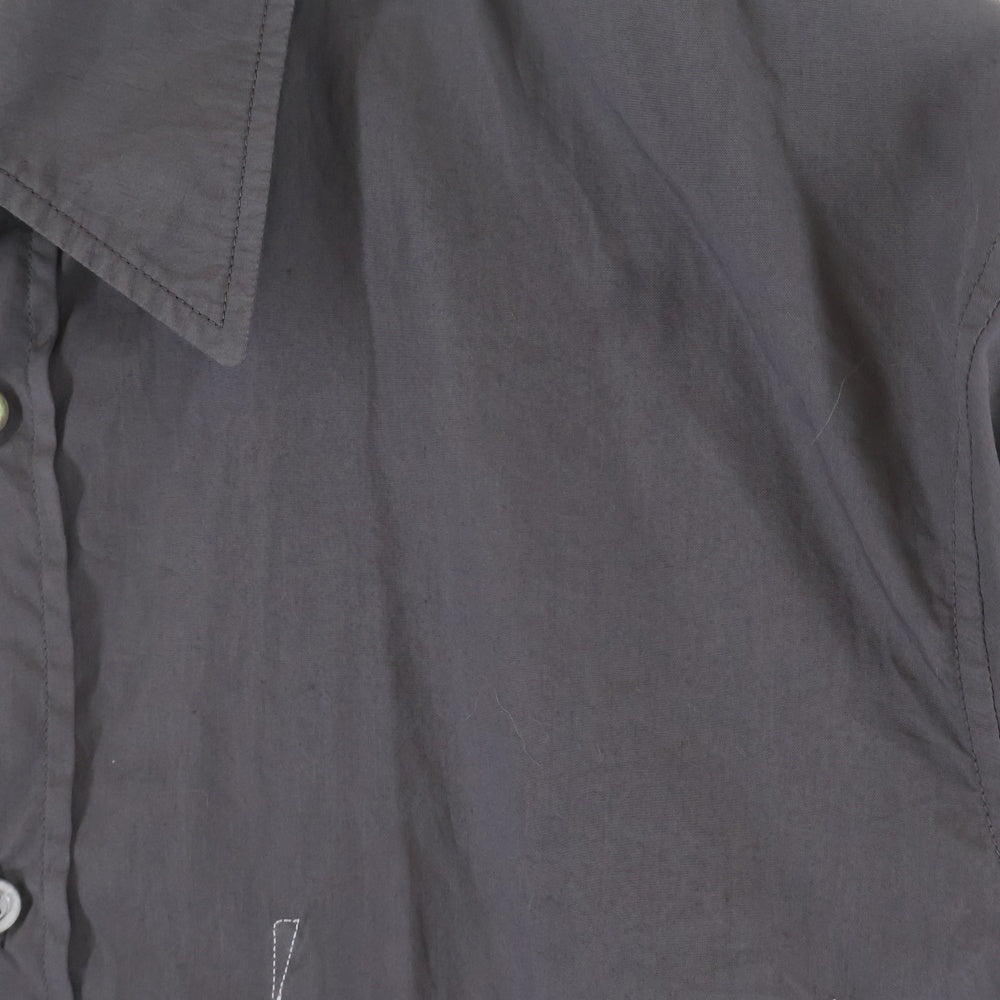 Maison Margiela(メゾンマルジェラ) SLIM FIT POPLIN SHIRT スリムフィット ポプリン 長袖シャツ グレー S50DL0393