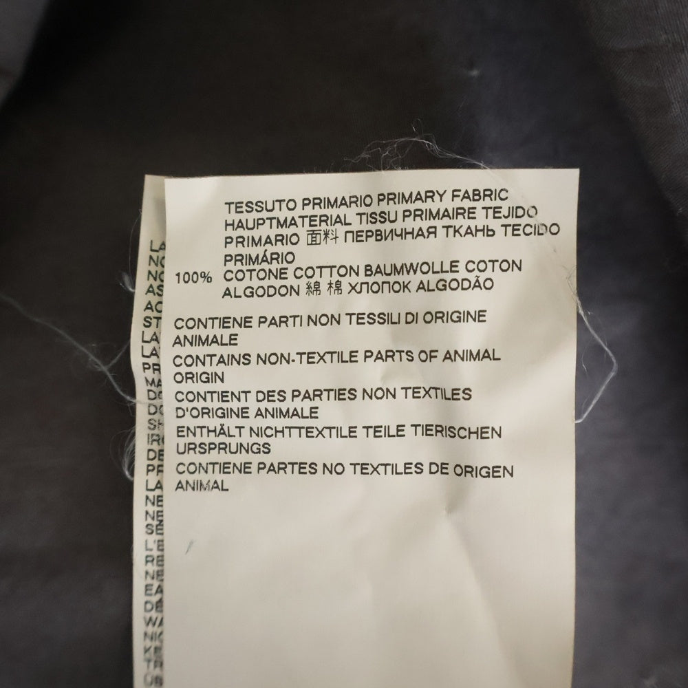 Maison Margiela(メゾンマルジェラ) SLIM FIT POPLIN SHIRT スリムフィット ポプリン 長袖シャツ グレー S50DL0393