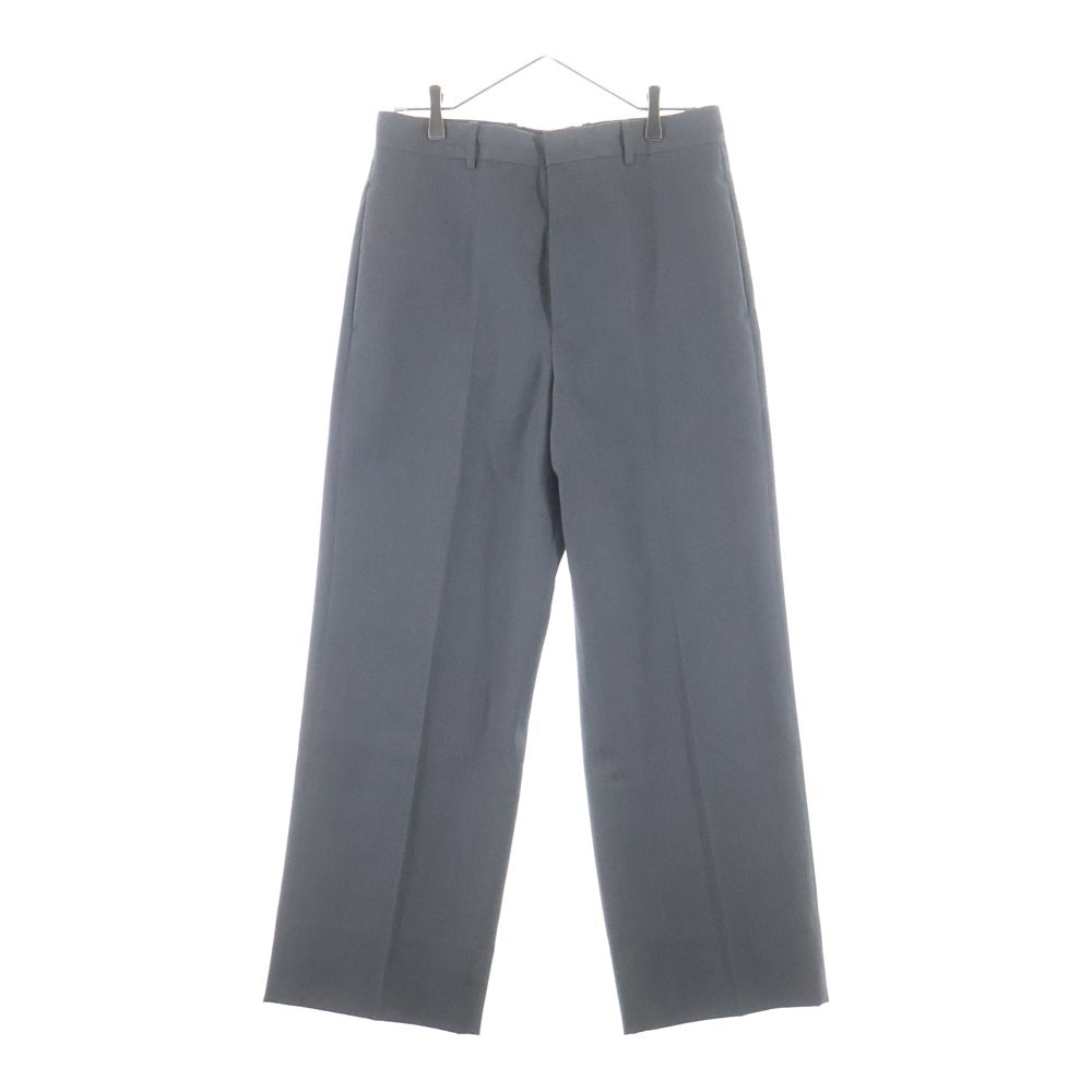 JIL SANDER(ジルサンダー) 19AW ウールギャバジン ノータック スラックス パンツ グレー JSMP310101 MP210800