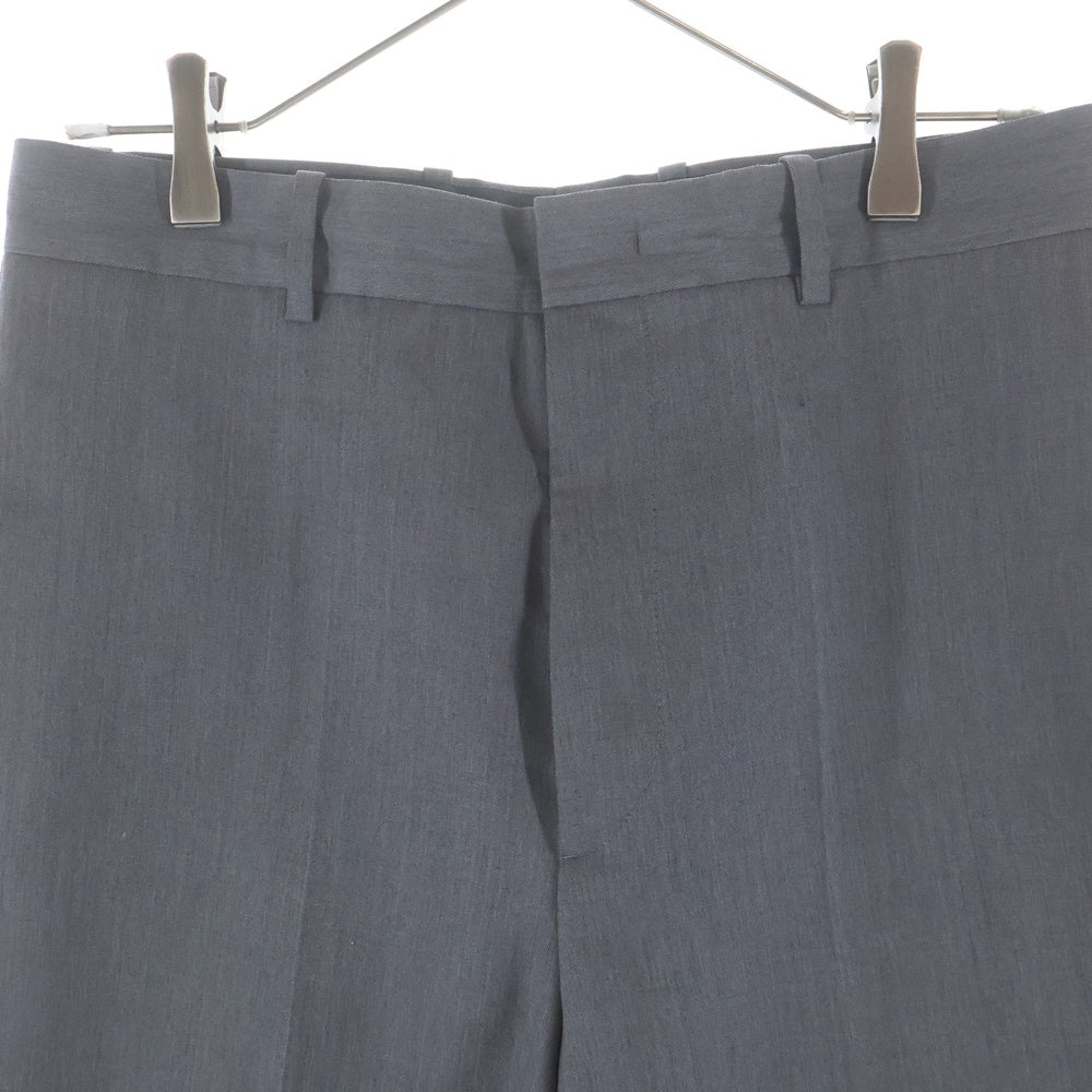 JIL SANDER(ジルサンダー) 19AW ウールギャバジン ノータック スラックス パンツ グレー JSMP310101 MP210800