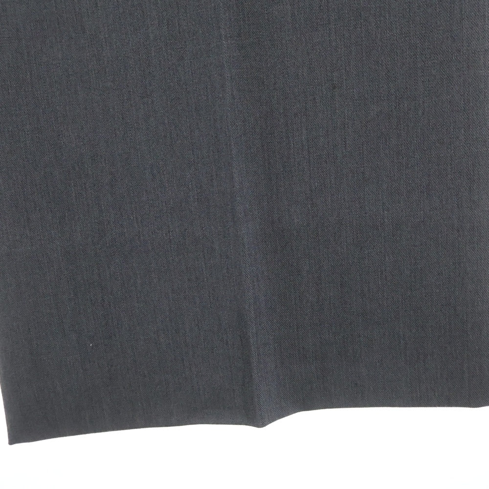 JIL SANDER(ジルサンダー) 19AW ウールギャバジン ノータック スラックス パンツ グレー JSMP310101 MP210800