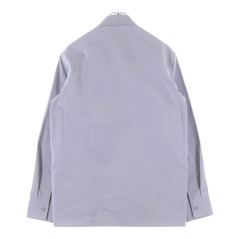 JIL SANDER(ジルサンダー) 23AW POINTED COLLOR SHIRT POWDER BLUE ポインテッドカラー 長袖シャツ グレー